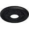 Ekena Millwork Palmetto Ceiling Medallion (Fits Canopies up to 4 7/8"), 12 1/8"OD x 3 1/2"ID x 1"P, Steel Gray CM12PMSGS - alternate 4